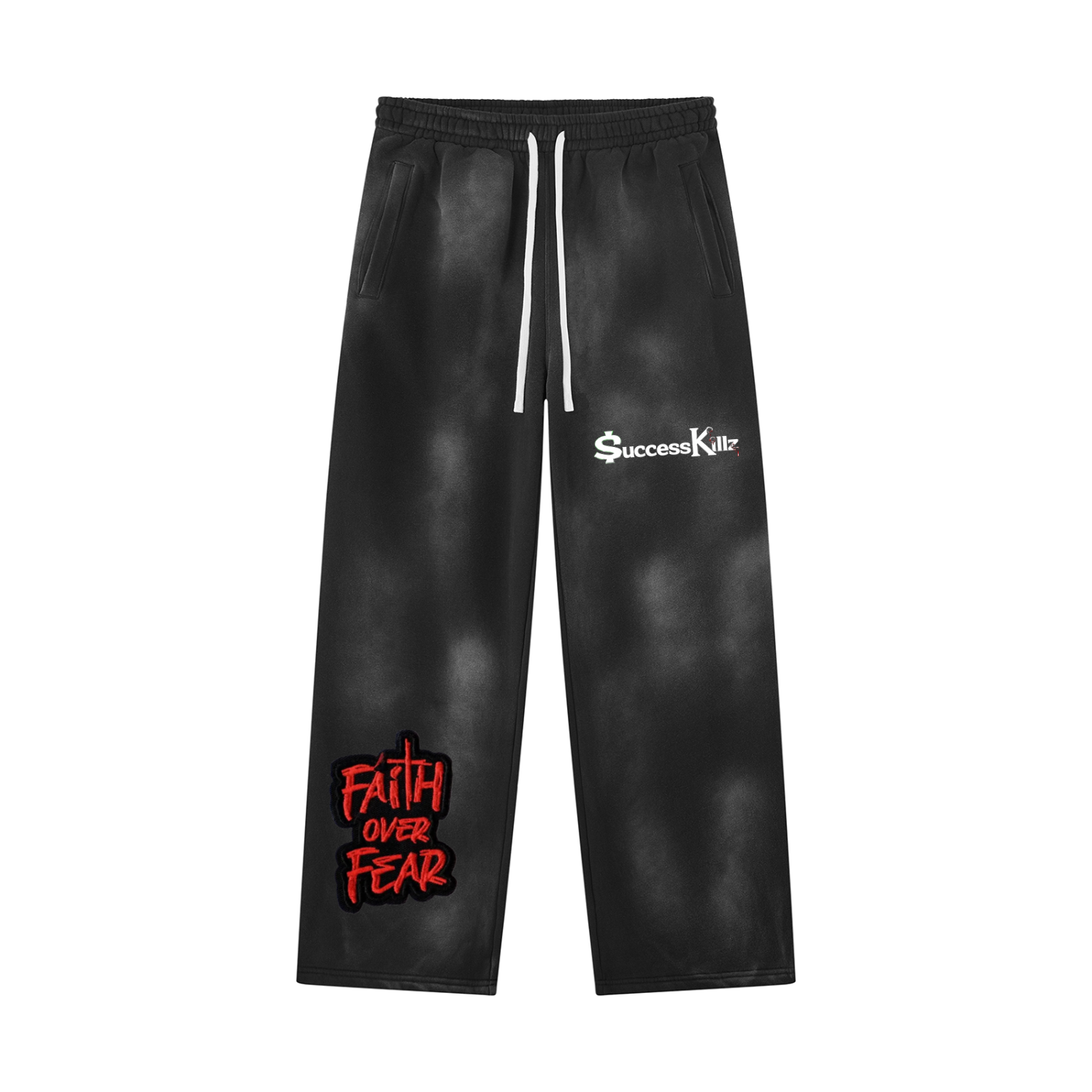 Unisex Sunfade $uccessKillz “Faith Over Fear” Sweatpants