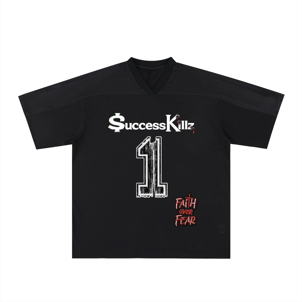 $uccessKillz “Faith Over Fear” + “REAL IS RARE” Football Jersey