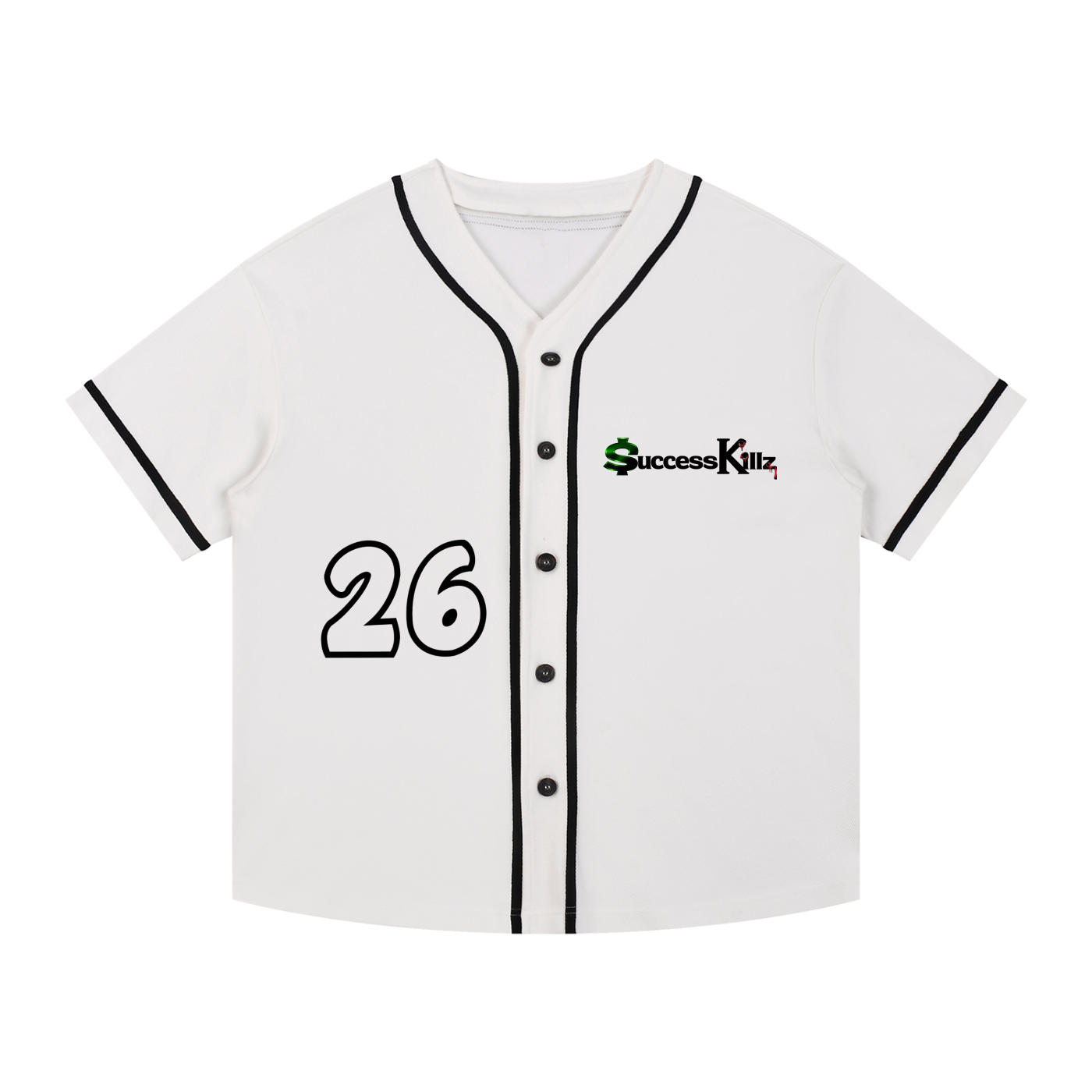 $uccessKillz Button-Up Baseball Jersey