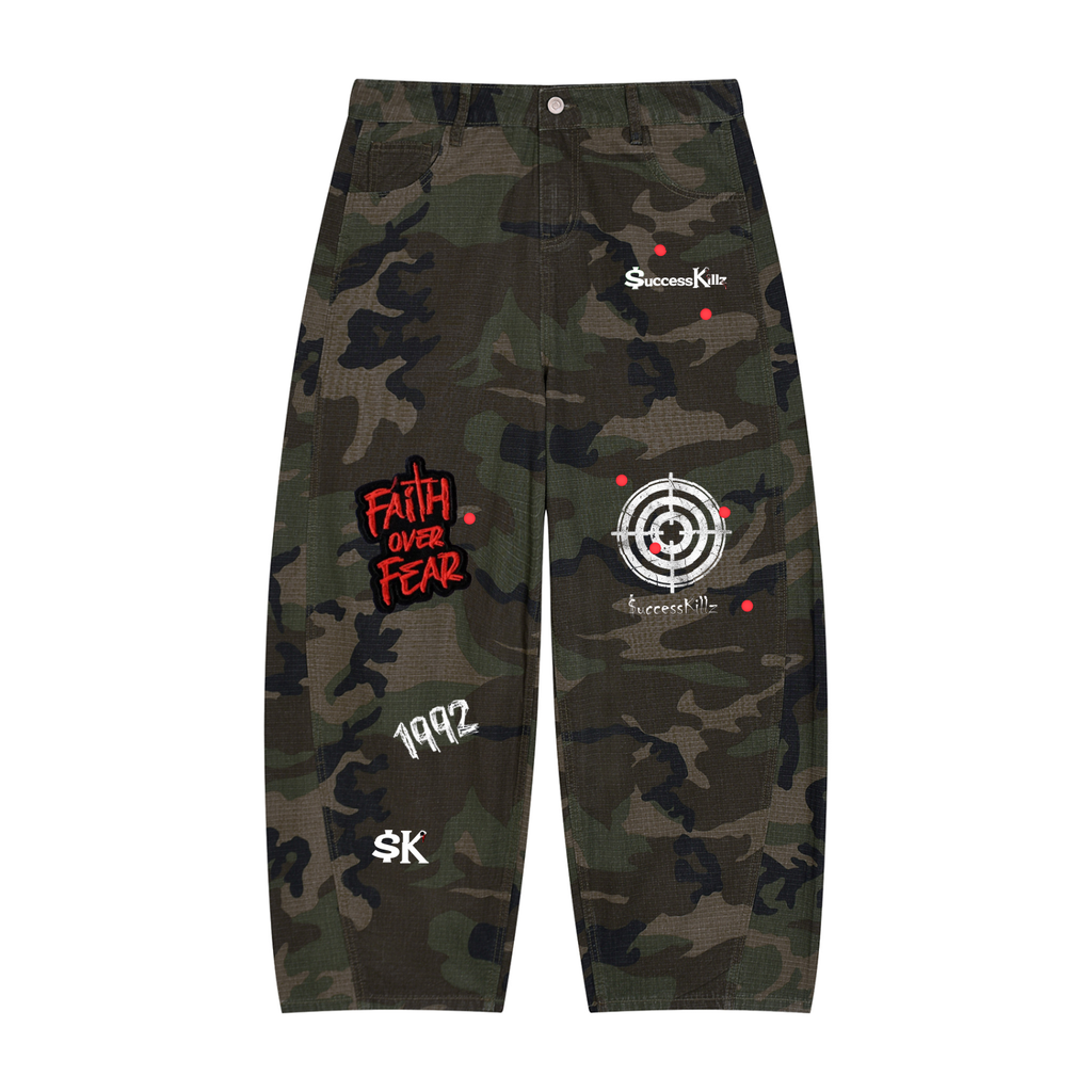 Men’s $uccessKillz Camo “Bullseye”Cargo Pants