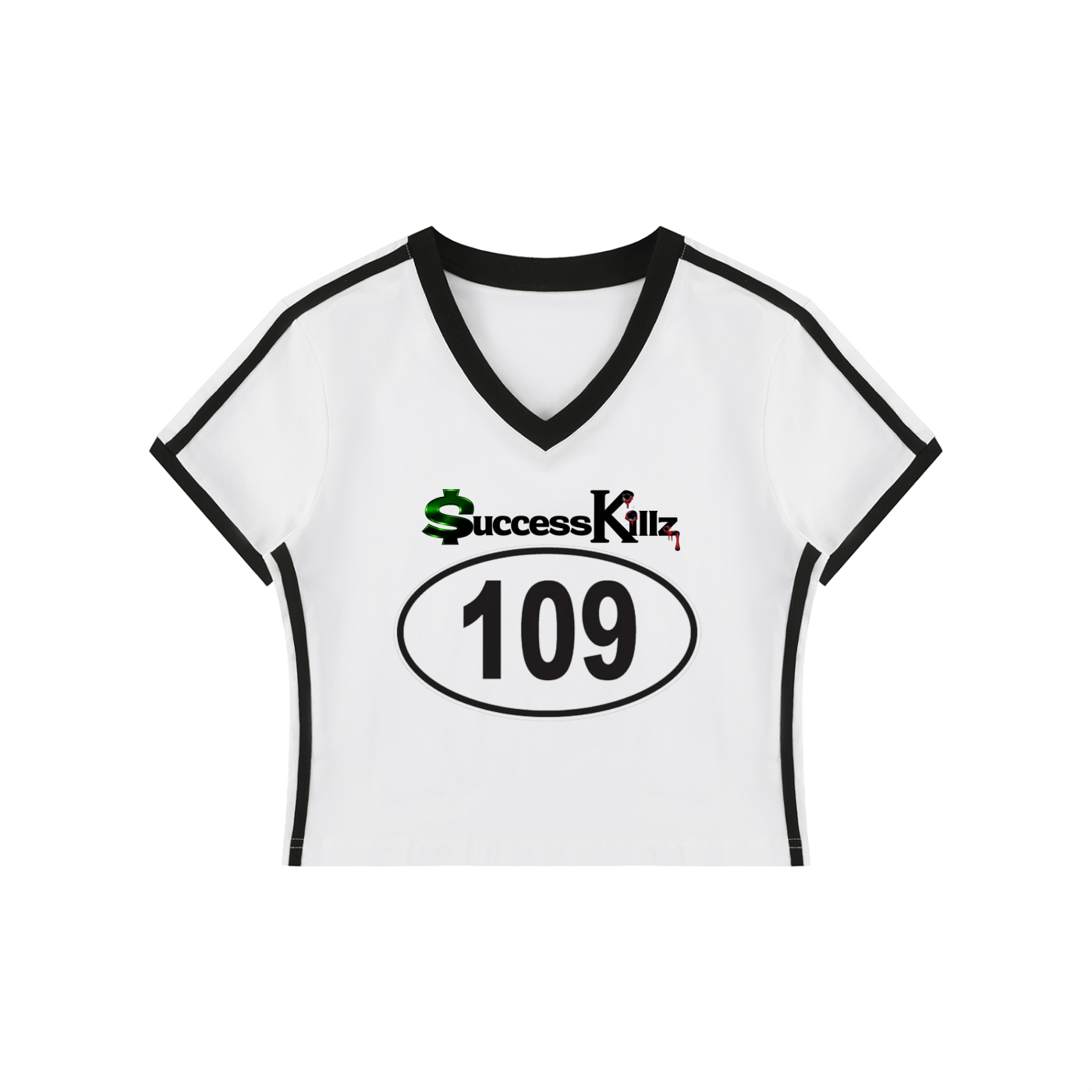 Women's $uccessKillz “109” Retro Crop Jersey