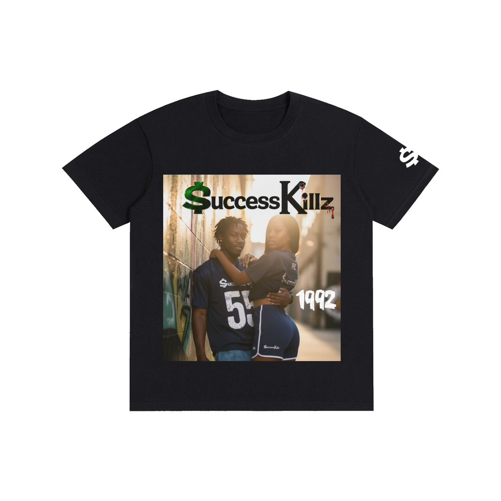 Unisex $uccessKillz “1992 Couple” Pure Cotton T-Shirt