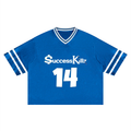 Unisex $uccessKillz “REAL IS RARE” Striped Retro Football Jersey