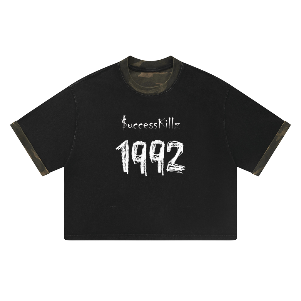 Unisex $uccessKillz “1992” Blk/Camo T-Shirt