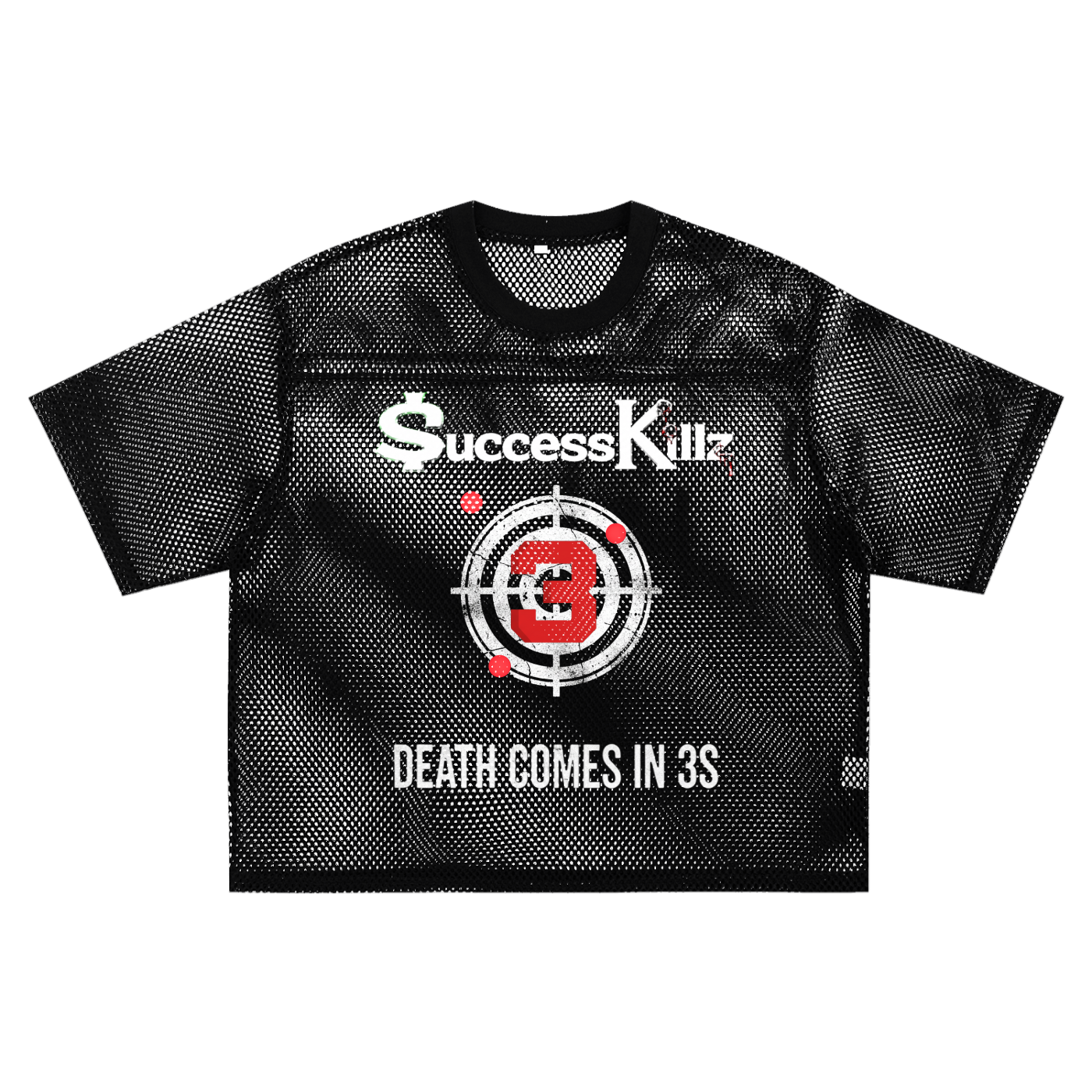 $uccessKillz “Death Comes In 3s” Classic See-through Jersey
