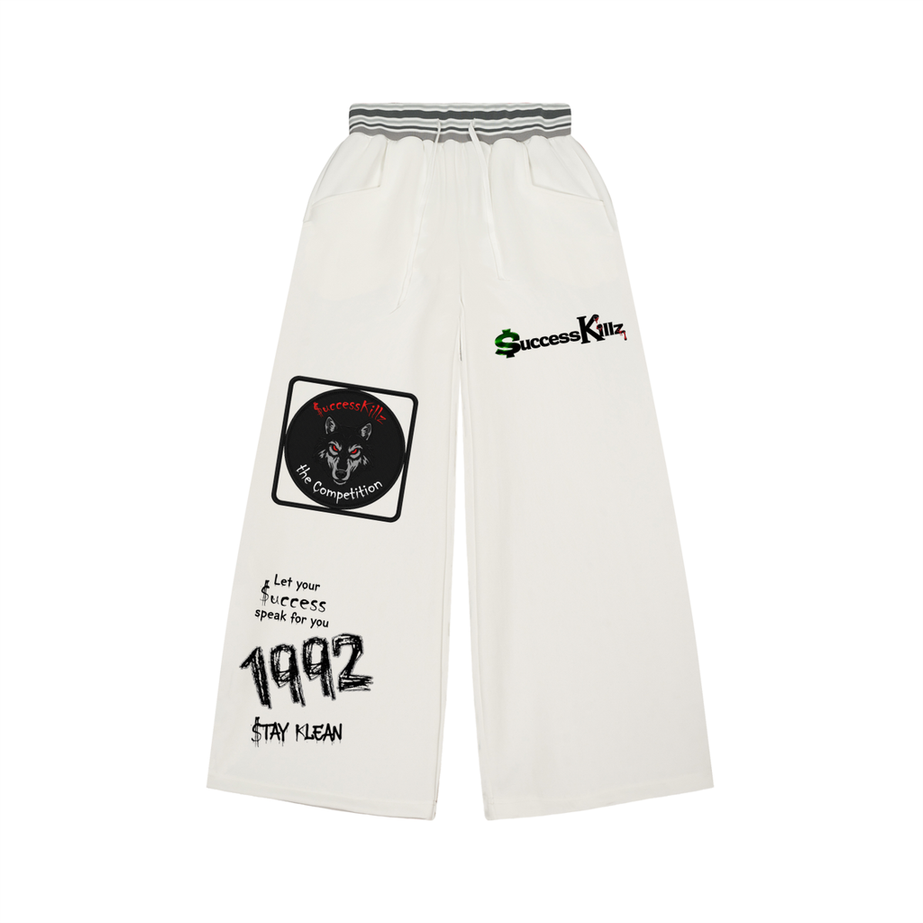 $uccessKillz “Let Your $uccess Speak For You” White Pants
