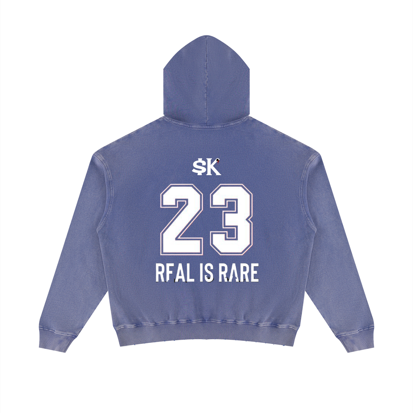 Unisex $uccessKillz “REAL IS RARE” Distressed Hoodie