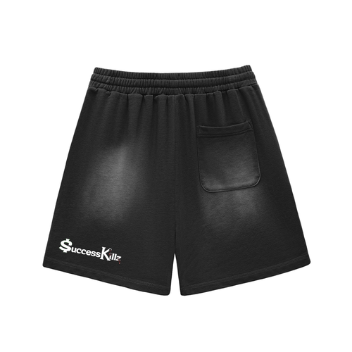 $K Raw Edge Cotton Shorts