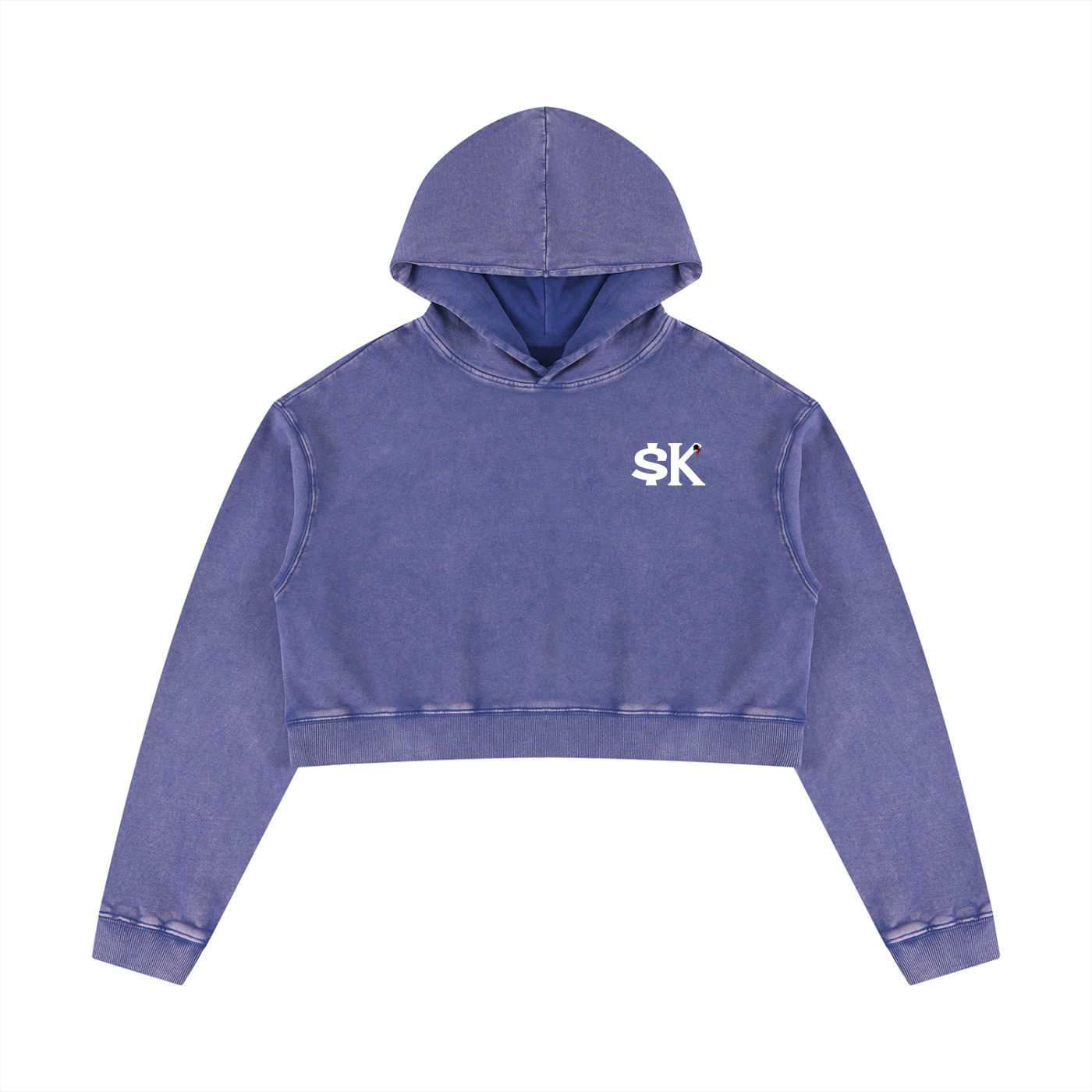 Women’s $K Washed Crop Hoodie