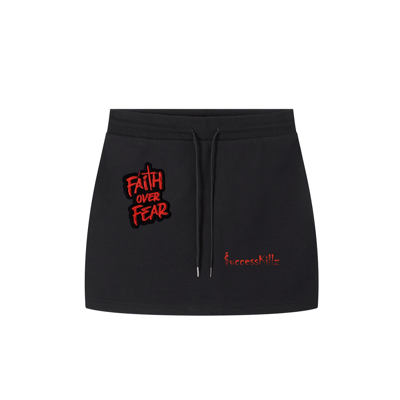 Woman’s $uccessKillz “Faith Over Fear” Drawstring Skirt