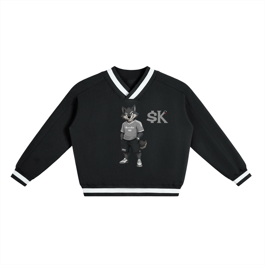 $K WillyWolf “1992” V-Neck Sweatshirt