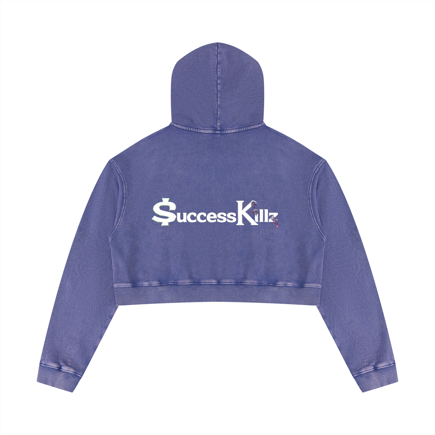 Women’s $K Washed Crop Hoodie