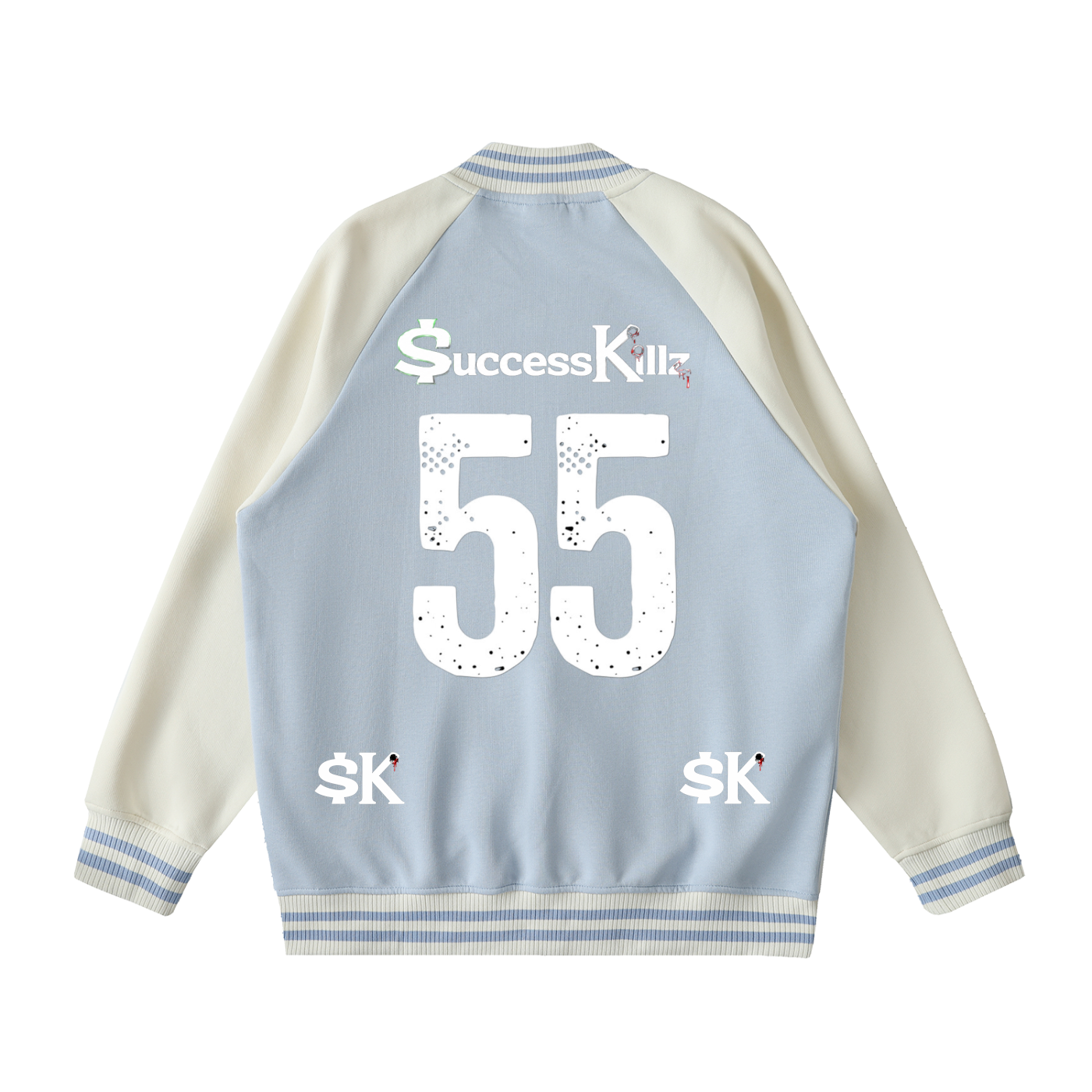 $uccessKillz Two Tone Varsity Jacket
