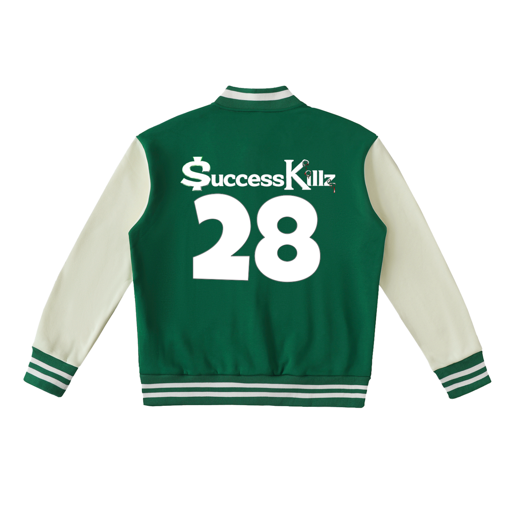 $K Two-Tone Varsity Jacket