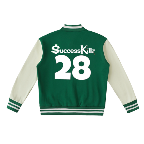 $K Two-Tone Varsity Jacket