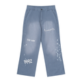 Men's $uccessKillz Vintage “$TAY KLEAN” Paint Splatter Denim Jeans