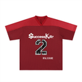 $uccessKillz “REAL IS RARE” Blood Red Football Jersey