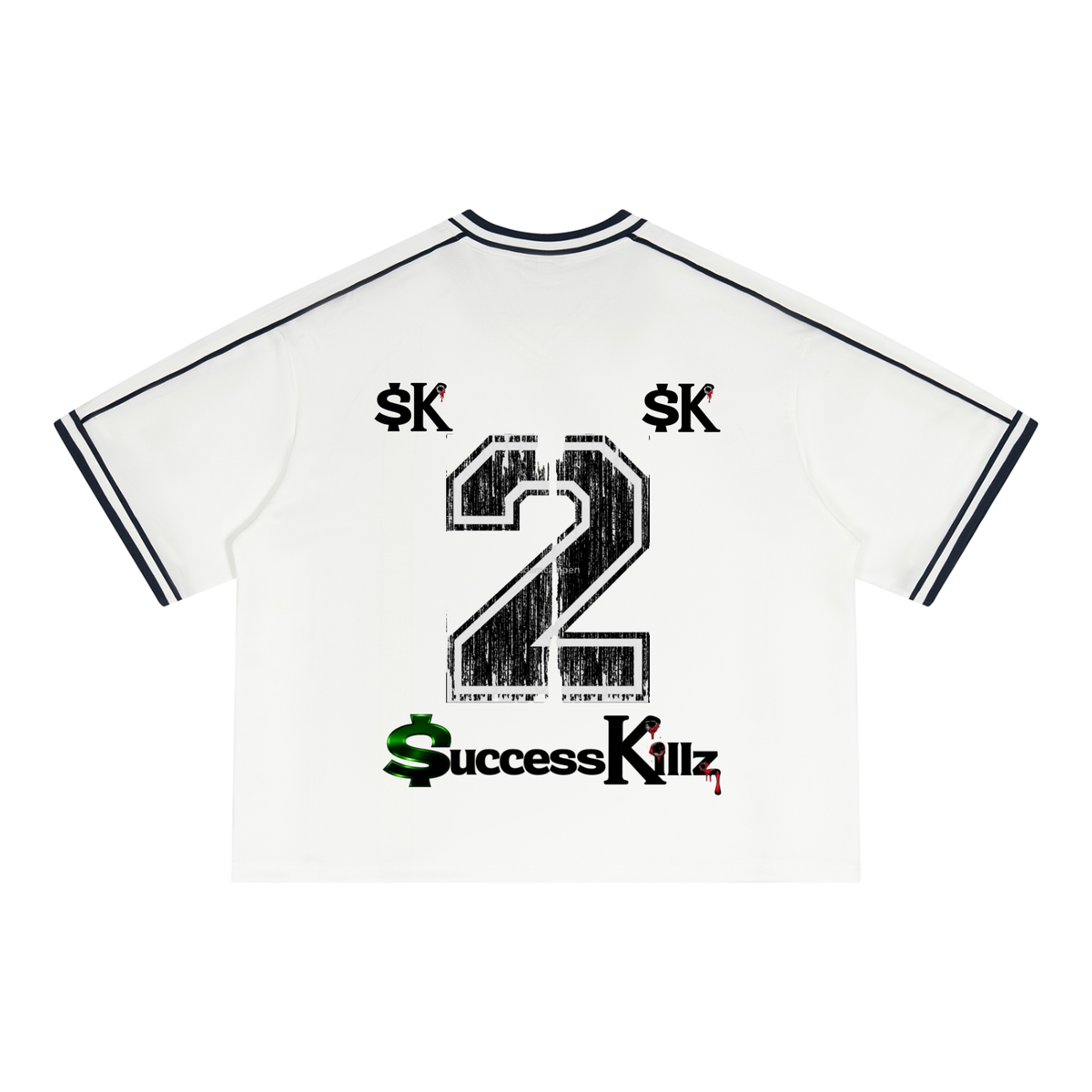 Unisex $uccessKillz “Faith Over Fear” Oversized Soccer Jersey