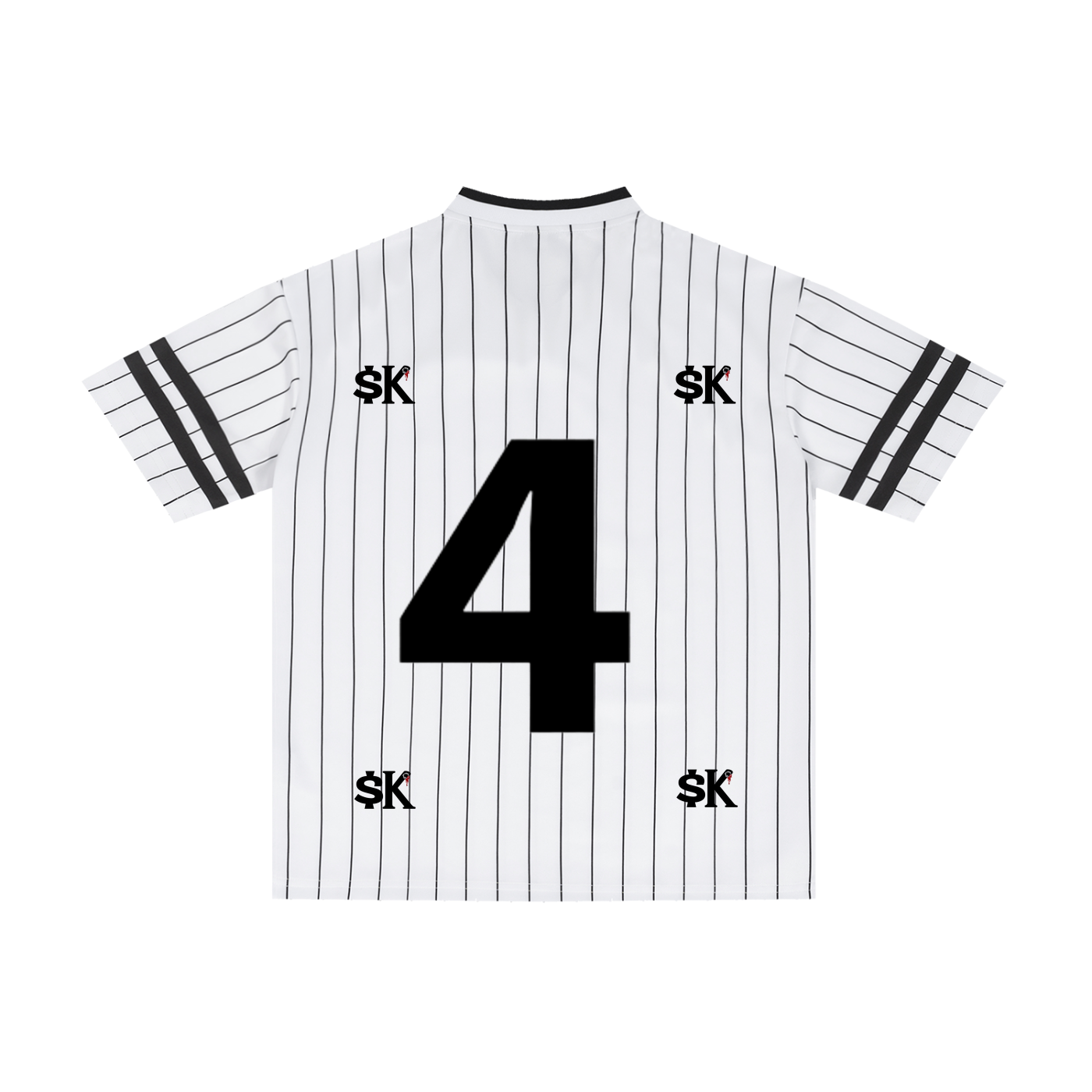 Unisex $uccessKillz “4 Of $tars” Pinstriped Baseball Jersey