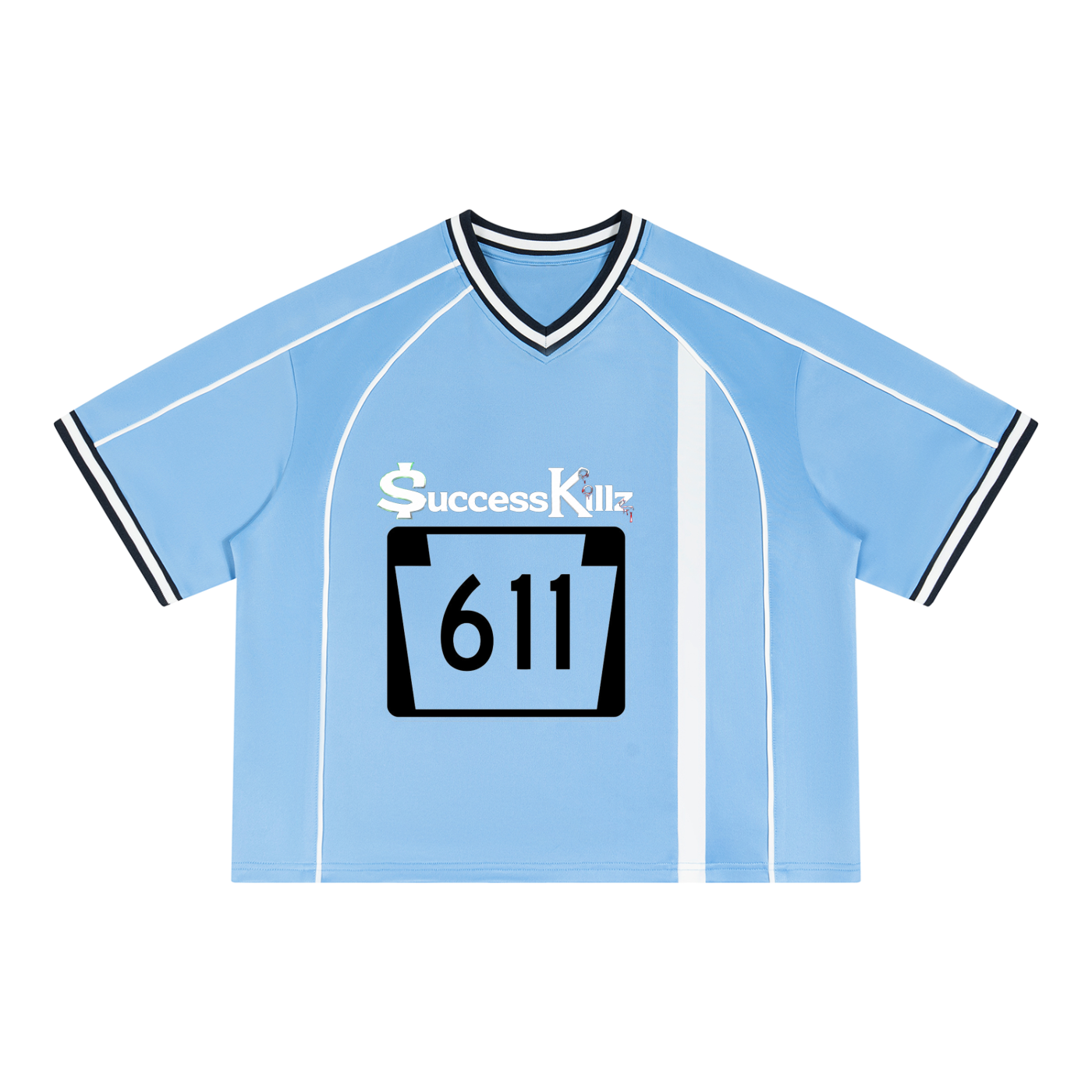 Unisex $uccessKillz “611” Oversized Soccer Jersey