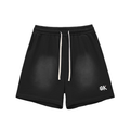 $K Raw Edge Cotton Shorts