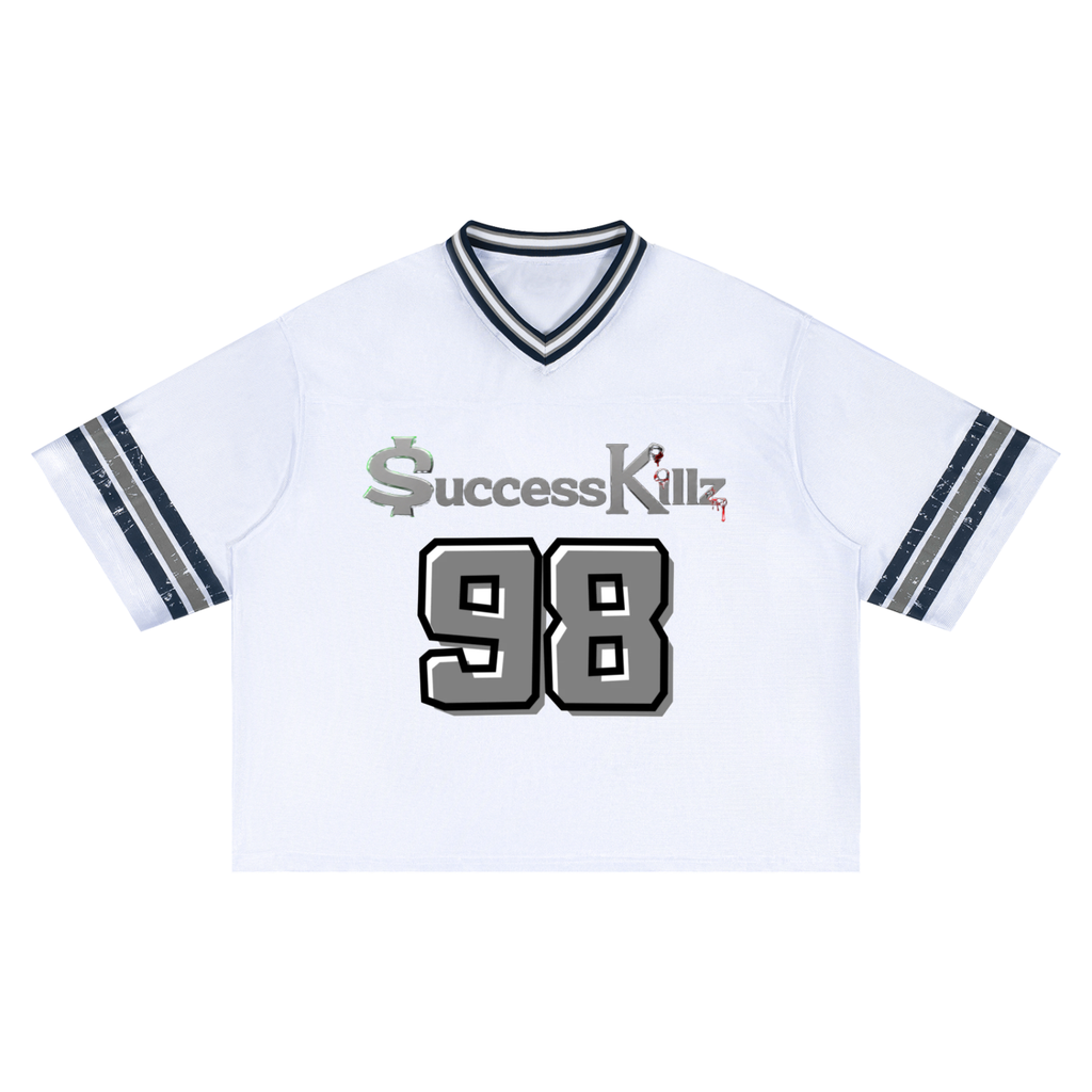 Unisex $uccessKillz Striped Retro Football Jersey