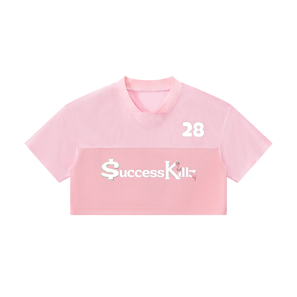 Women's $uccessKillz Retro Crop Football Jersey