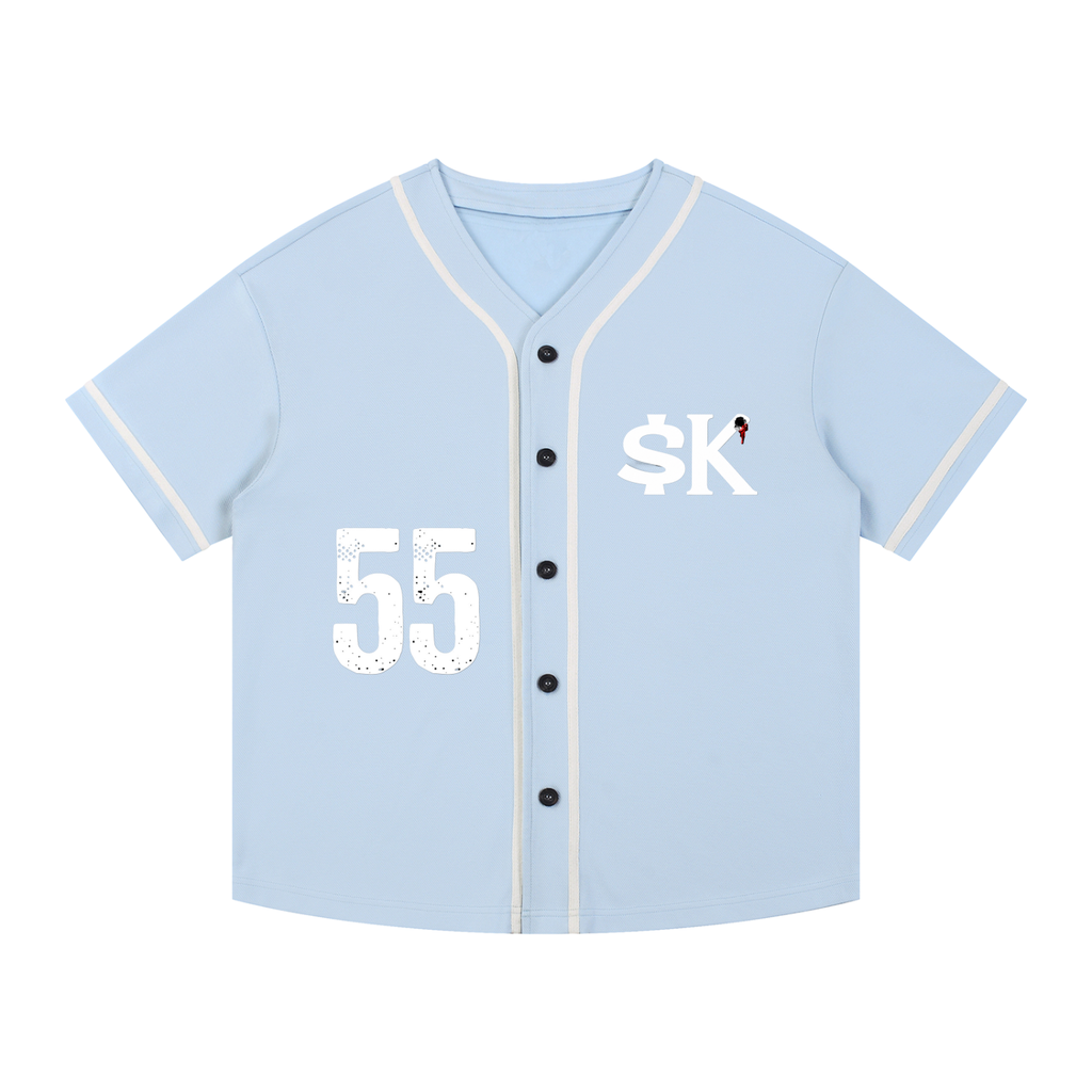 $K Button-Up Baseball Jersey