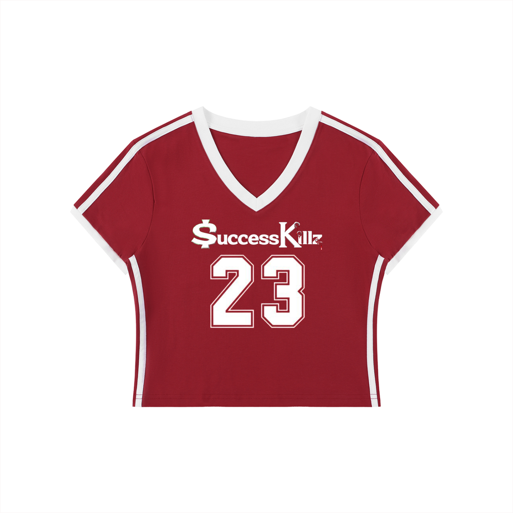 Women's $uccessKillz “REAL IS RARE” Retro Crop Jersey