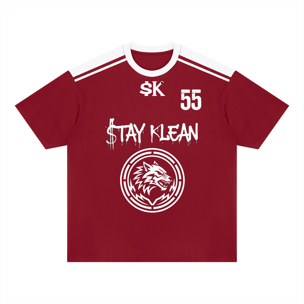 Unisex $K “$TAY KLEAN” + “Wolf Logo” Soccer Jersey