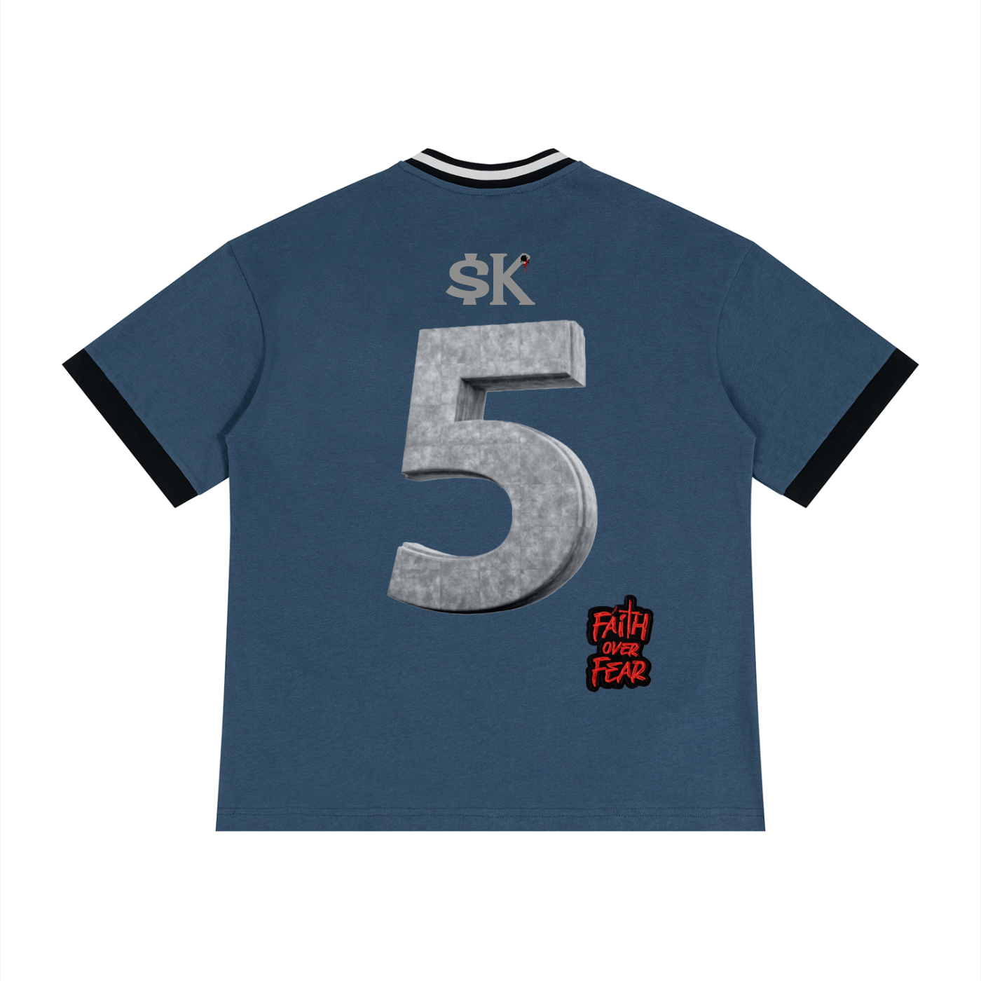 $uccessKillz “Faith Over Fear” Retro Football Jersey