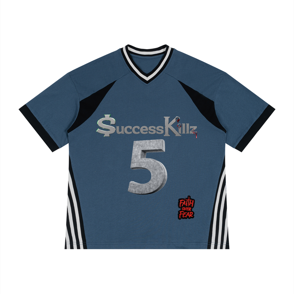 $uccessKillz “Faith Over Fear” Retro Football Jersey