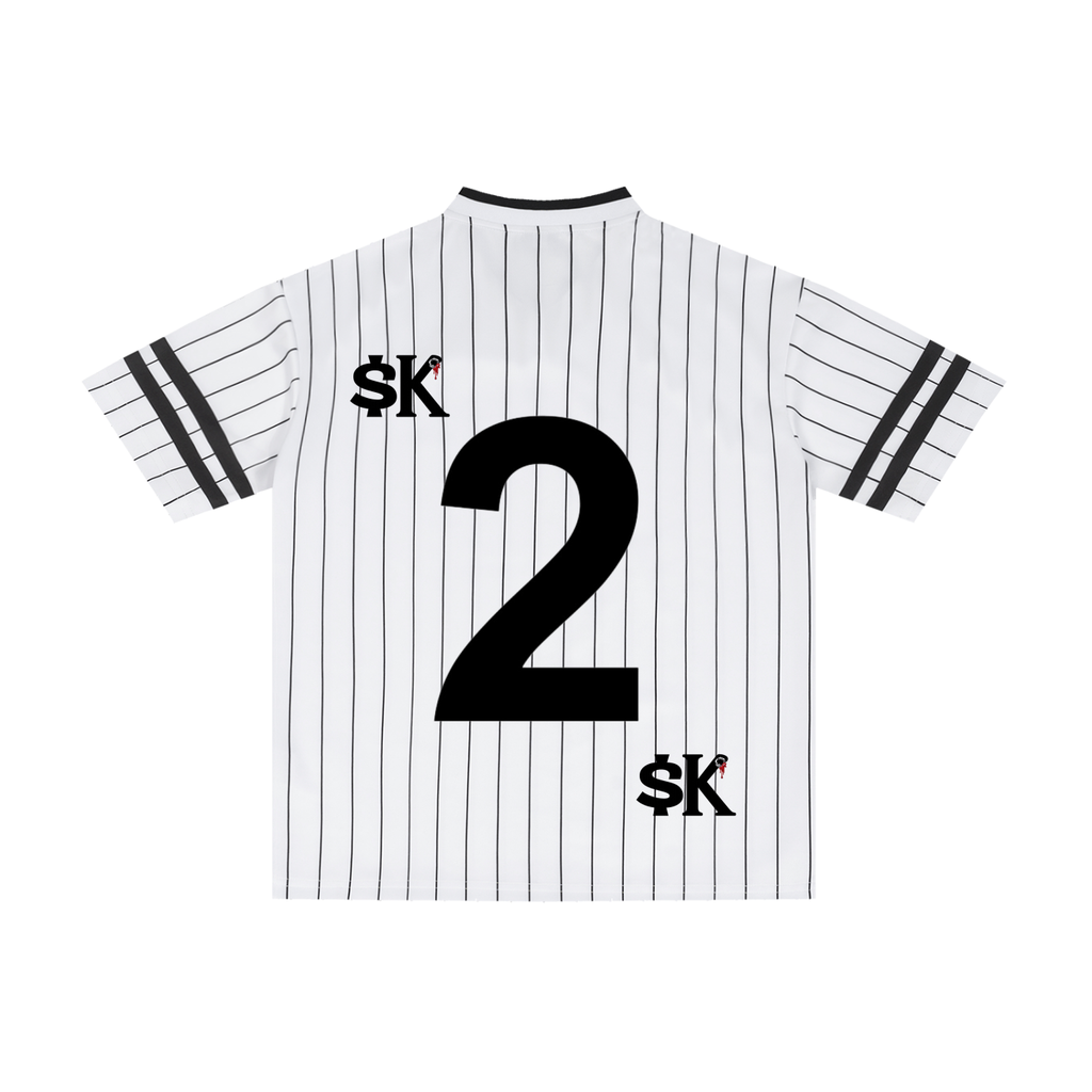 Unisex $uccessKillz “2 Of $tars“ Pinstriped Baseball Jersey