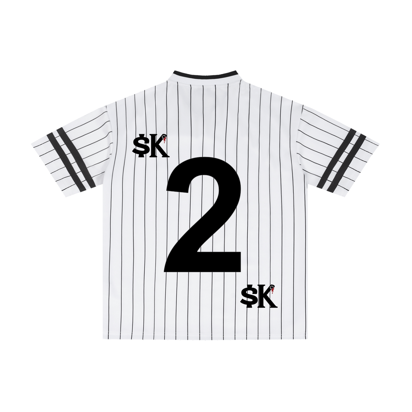 Unisex $uccessKillz “2 Of $tars“ Pinstriped Baseball Jersey
