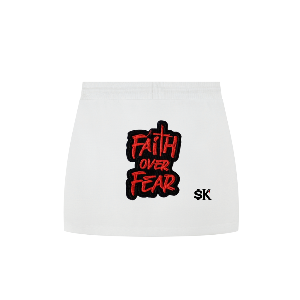 Woman’s $uccessKillz “Faith Over Fear” Drawstring Skirt